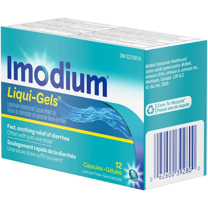 Imodium Liquid Gels 12s product detail