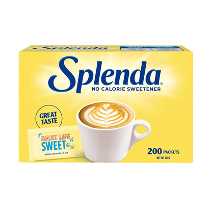 Splenda No Calorie Sweetener Packets With Gng Liquid front package