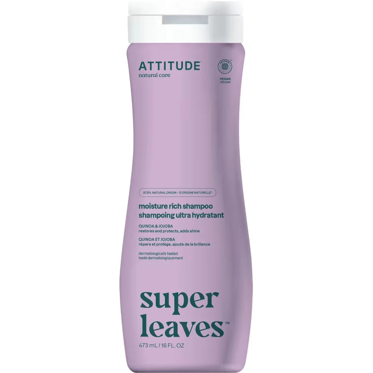 Attitude Super Leaves Shampoo - moisture rich front package
