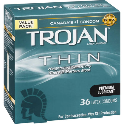 Trojan Thin Lubricated Condoms product detail