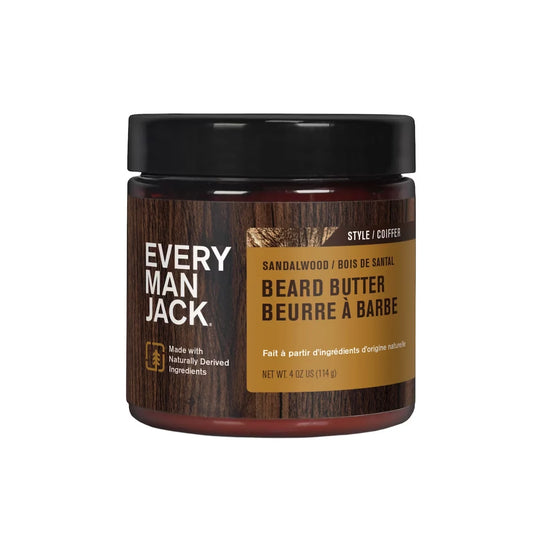 Every Man Jack EMJ Beard Butter Sandalwood front package
