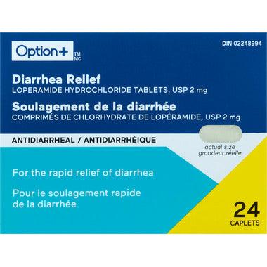 Option+ Soulagement de la diarrhée