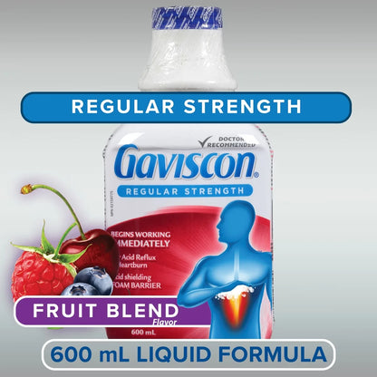 Gaviscon Regular Strength Liquid Soothing Fruit Blend product detail