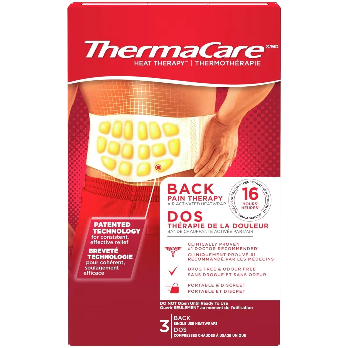 Thermacare Heatwrap Advanced Back Pain Therapy product image