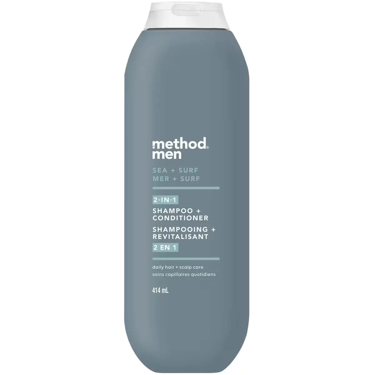 Method Men's Sea + Surf 2-IN-1 Shampoo + Conditioner front package