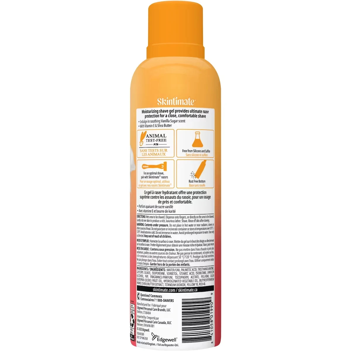 Skintimate Vanilla Sugar Womens Shave Gel product detail