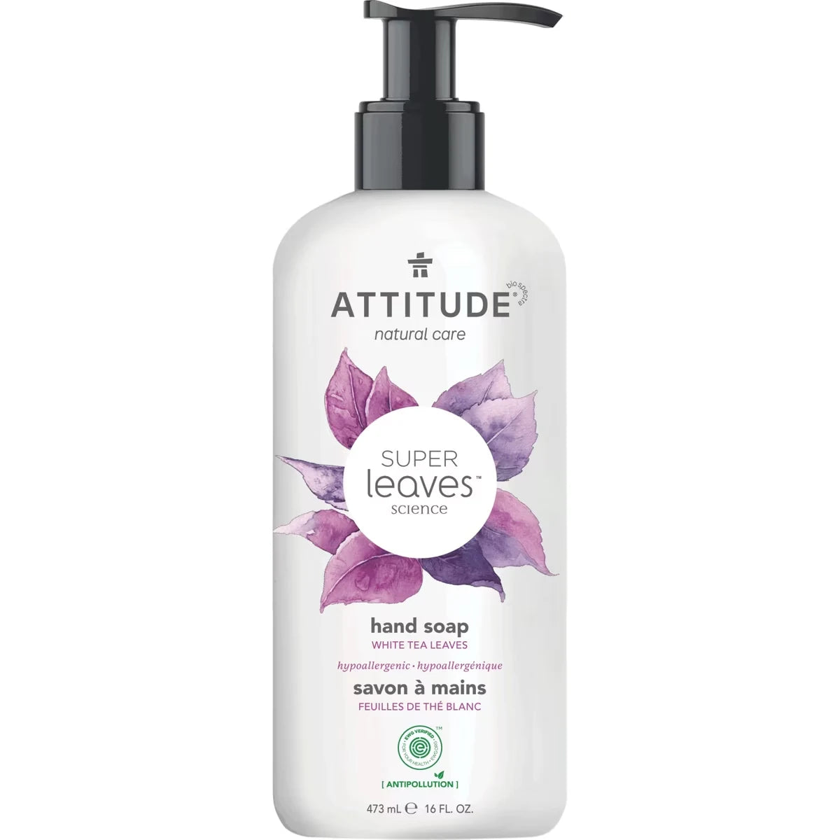 Attitude Super Leaves Hand Soap front package