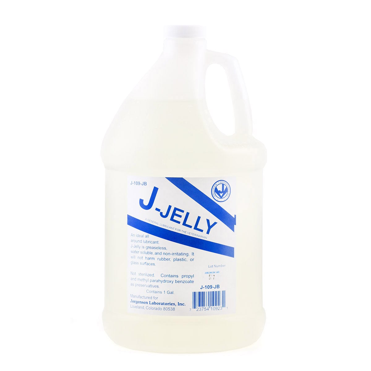 J - Jelly Rectal / Obstetric Lubricant for Farm Animals 3.79 L Bottle
