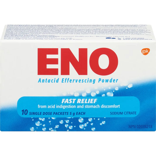 Eno Regular Antacid Powder Foil Sachets front package