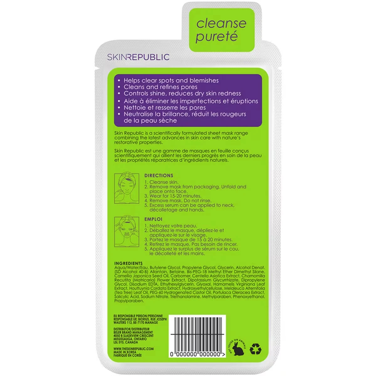Skin Republic Spots and Blemish Face Mask product image