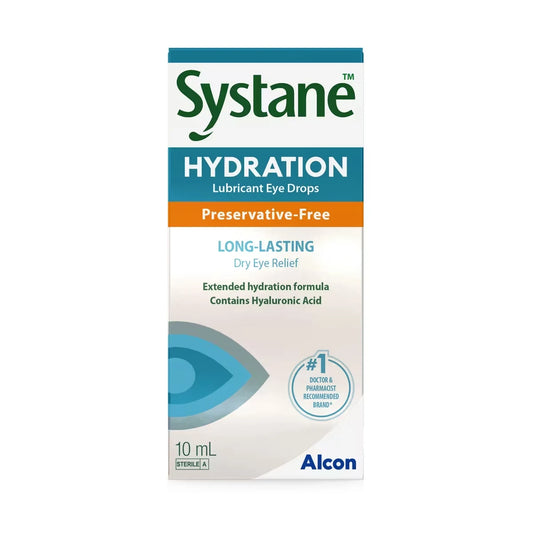 Systane HYDRATION Preservative Free Lubricant Eye Drops front package