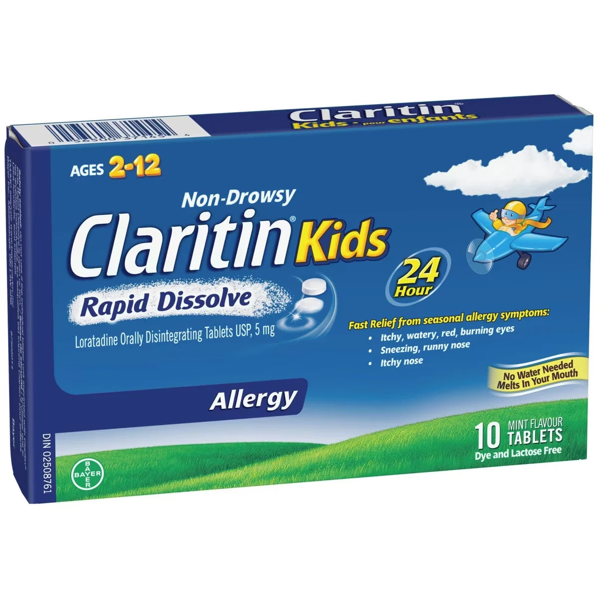 Claritin Kids Allergy Medicine Loratadine Tablets product detail