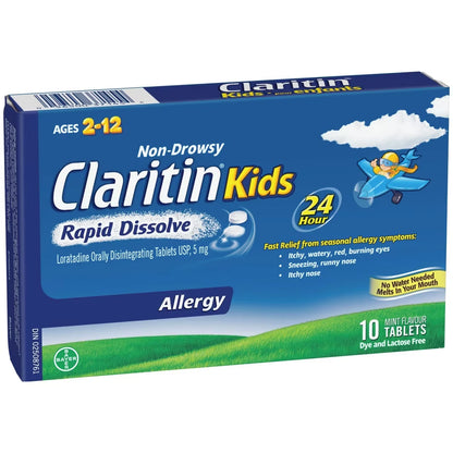 Claritin Kids Allergy Medicine Loratadine Tablets product detail