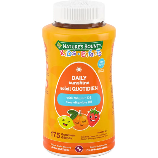 Natures Bounty KIDS Daily Sunshine With Vitamin D3 front package