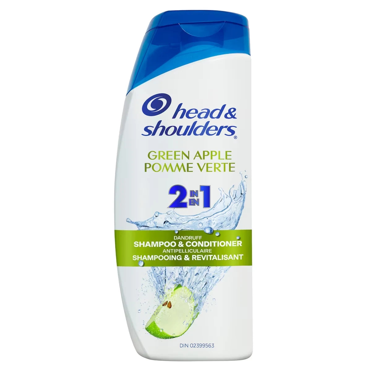 Head & Shoulders Green Apple 2-in-1 Shampoo + Conditioner front package