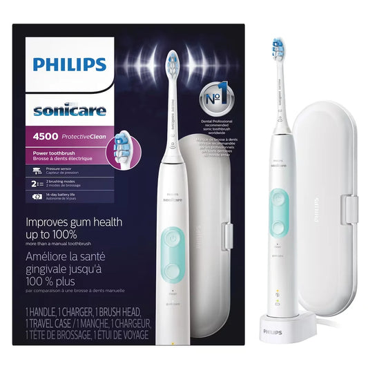 Philips ProtectiveClean 4500 Rechargeable Electric Toothbrush, HX6827/11 front package