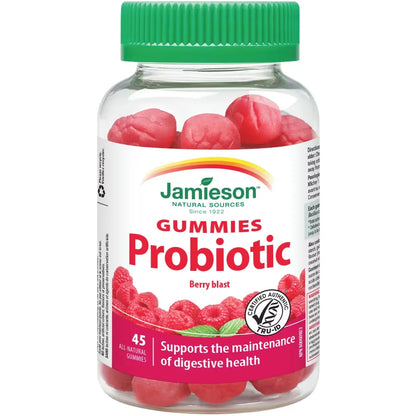 Jamieson Probiotic Berry Blast Gummies front package