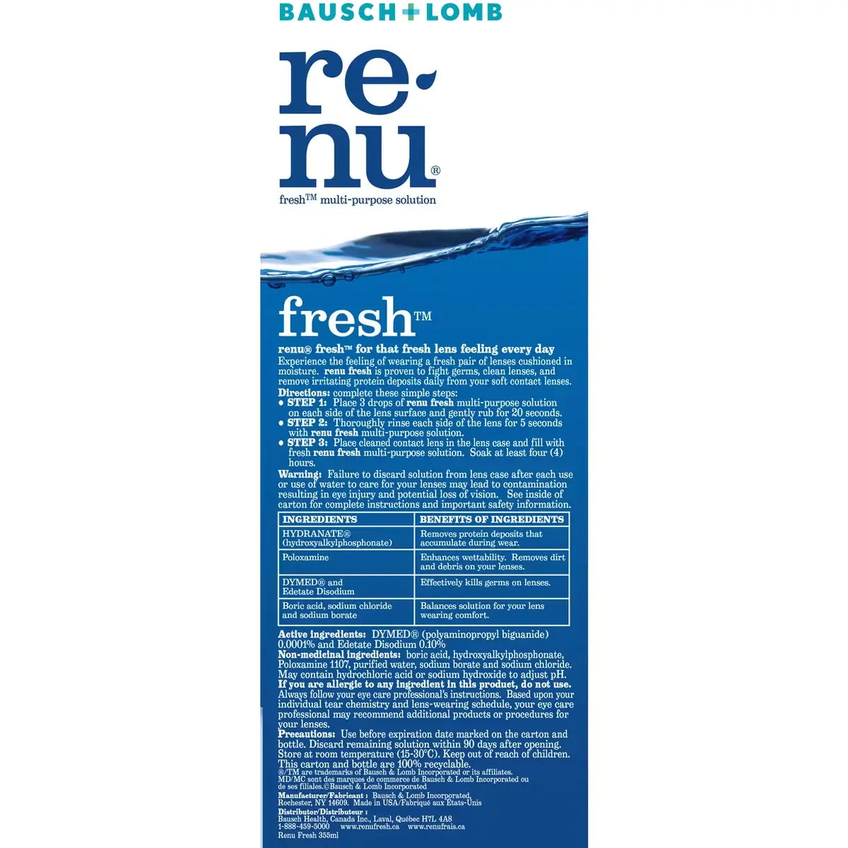 Renu Fresh Multi-Purpose Solution product detail