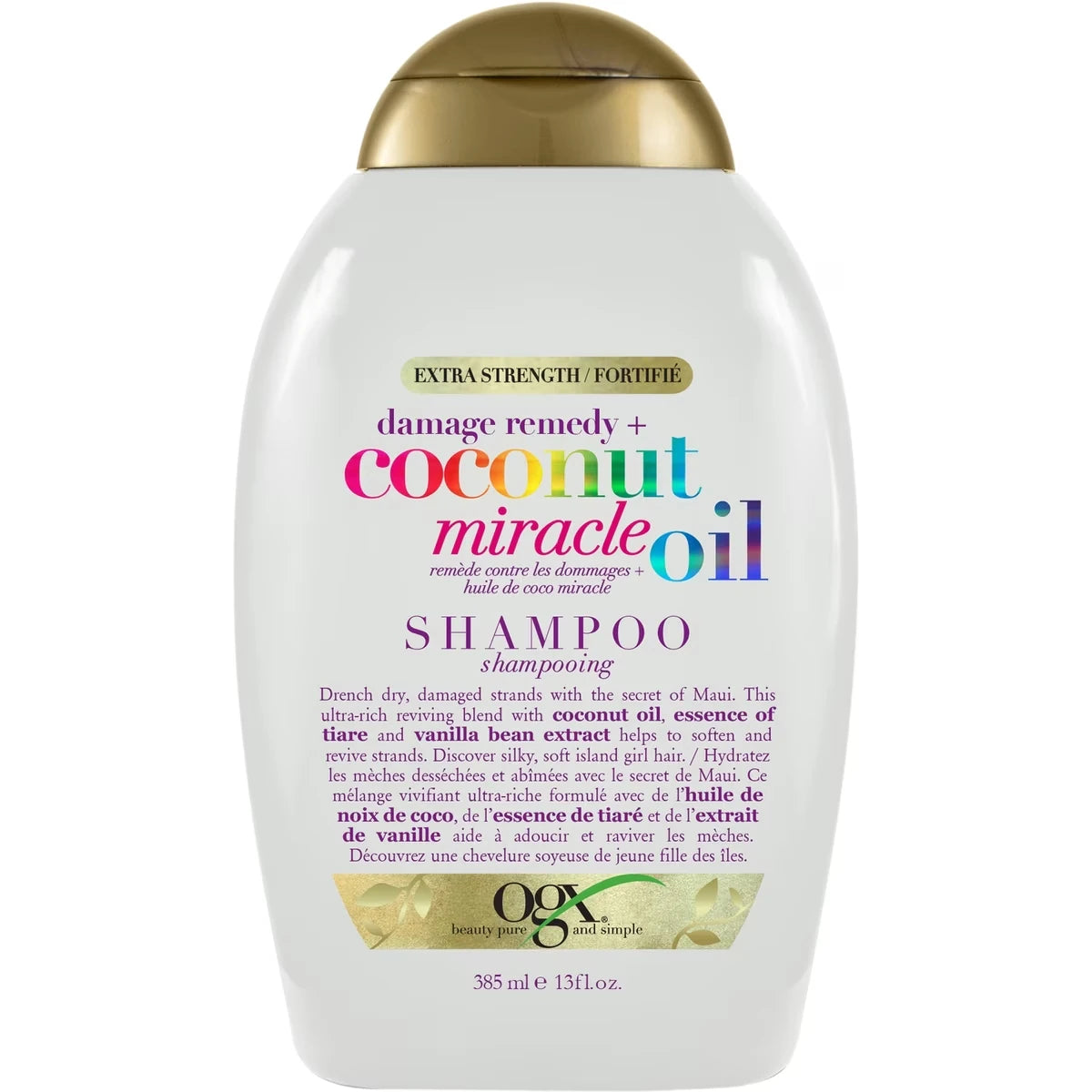 OGX Extra Strength Damage Remedy + Coconut Miracle Oil Shampoo view 2