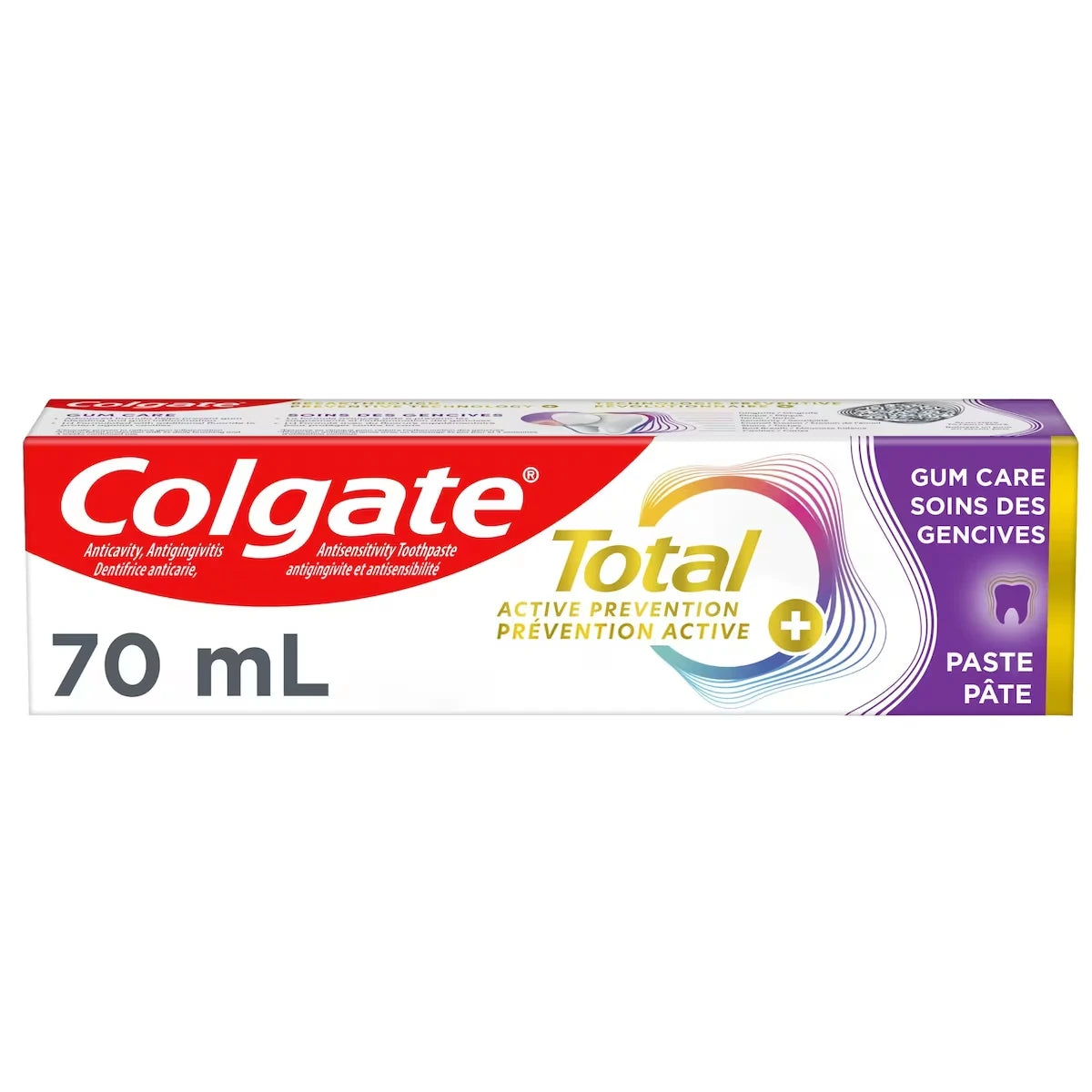 Colgate Total Active Prevention Plus Gum Care Toothpaste, Mint product image