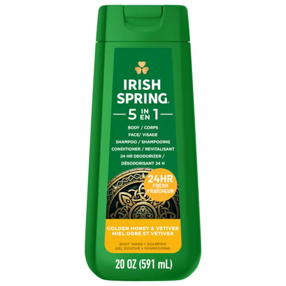 Irish Spring 5 in 1 Body Wash, Golden Honey & Vetiver Scent product image