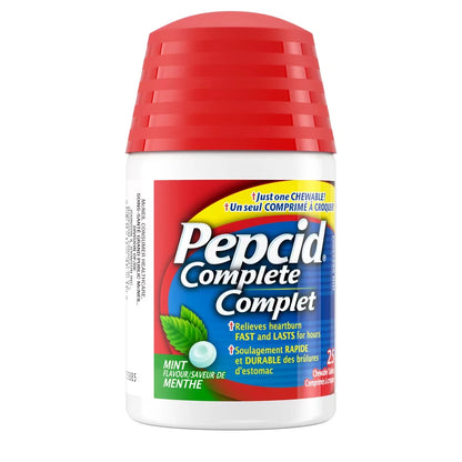 Pepcid Complete 25 Chewable Mint Tablets product detail