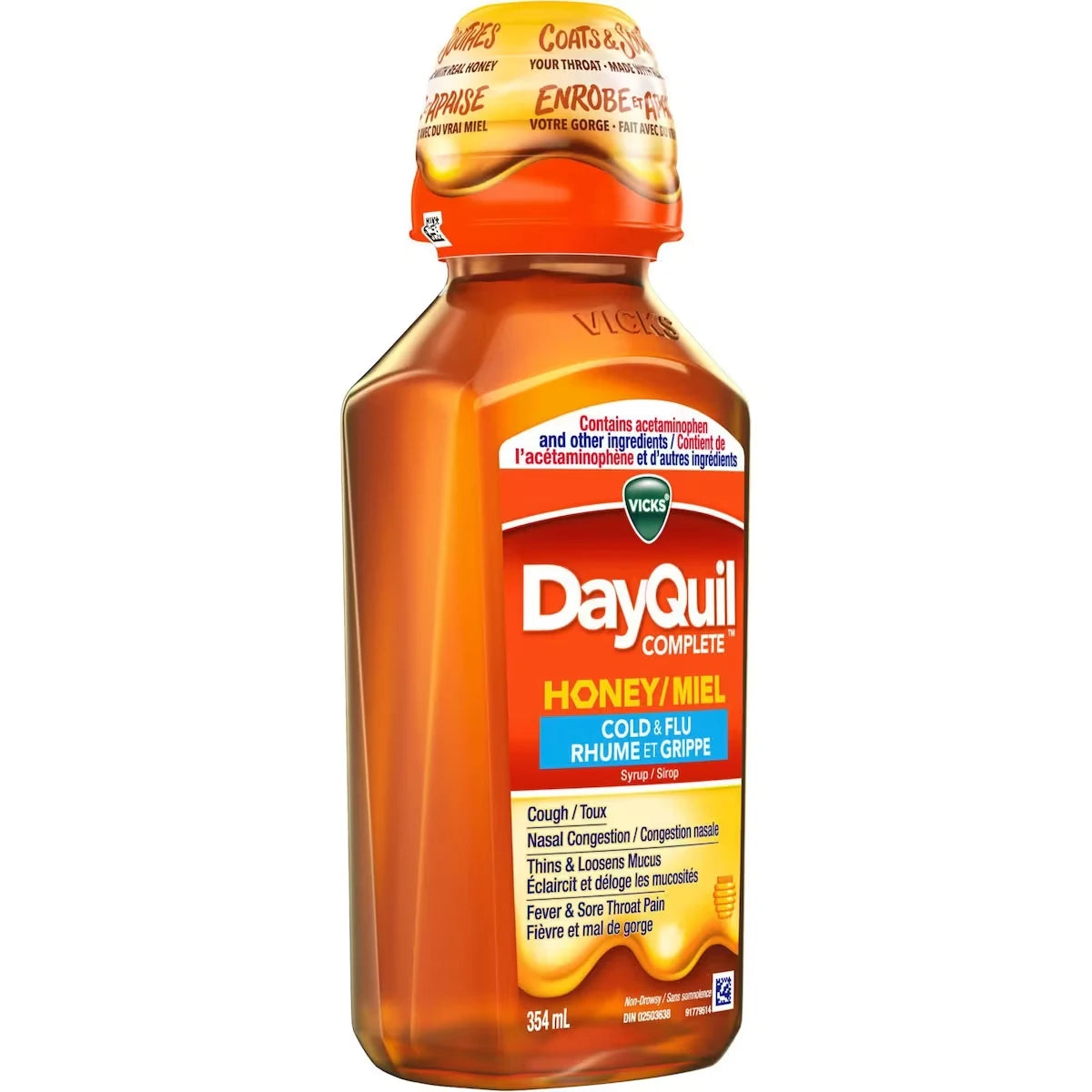 Vicks DayQuil Complete Honey Cold & Flu product detail