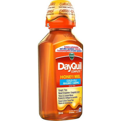 Vicks DayQuil Complete Honey Cold & Flu product detail
