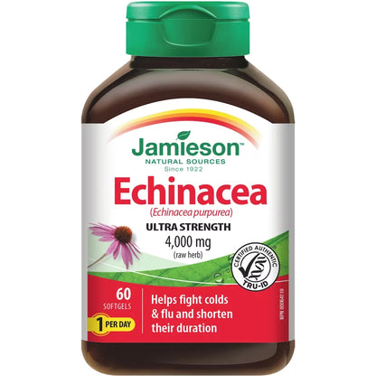 Jamieson Echinacea High Potency 4,000 mg front package