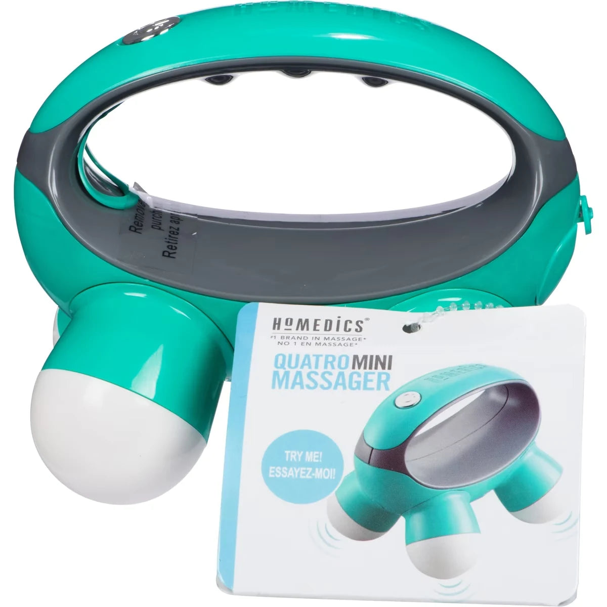 Homedics Quatro Mini Massager front package