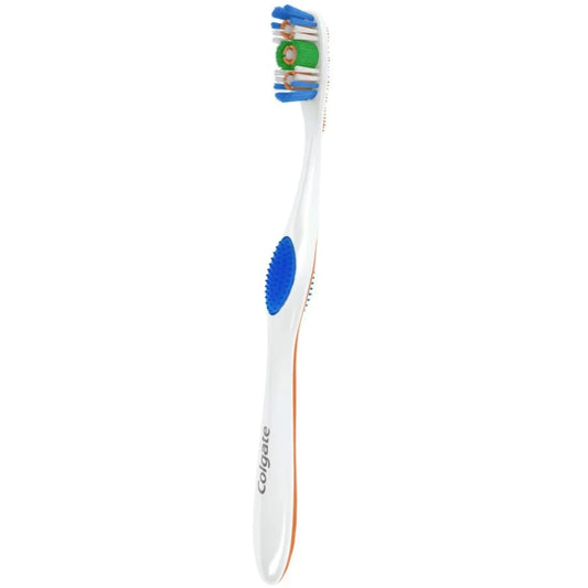 Colgate 360° Toothbrush with Tongue and Cheek Cleaner, Medium product detail