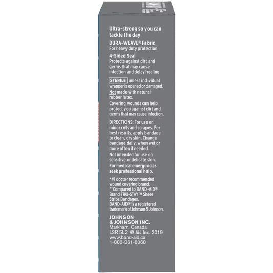 Band-Aid Tough-Strips Adhesive Bandages, Finger Care product detail