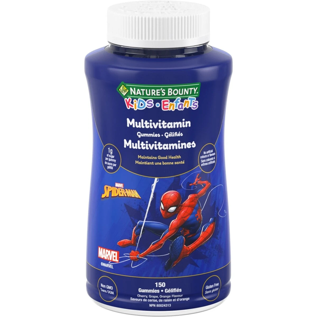 Natures Bounty KIDS Multivitamin, Marvel Spider-Man front package