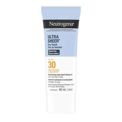 Neutrogena Sunscreen Lotion SPF 30, Ultra Sheer Dry-Touch front package