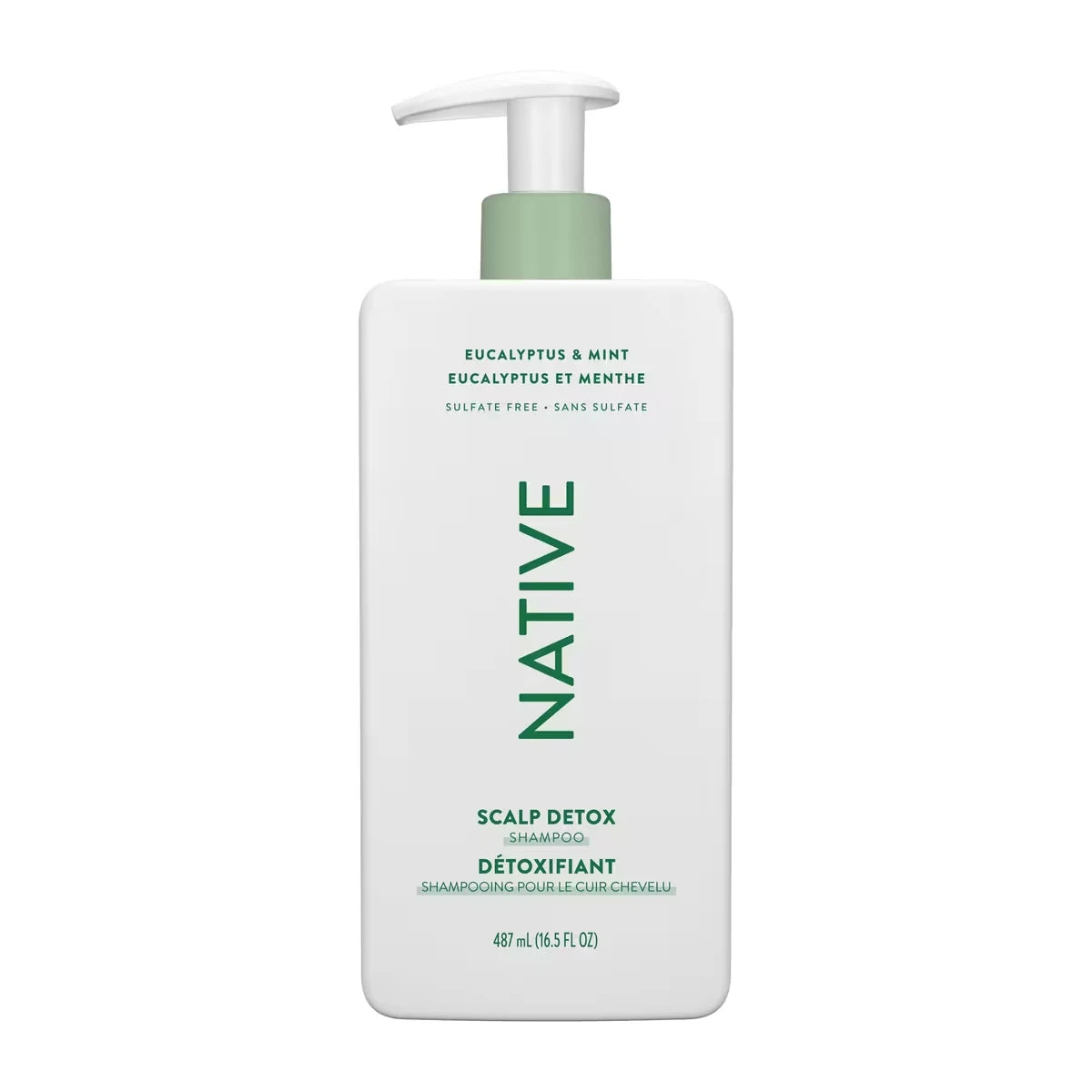 Native Eucalyptus & Mint Scalp Detox Shampoo front package