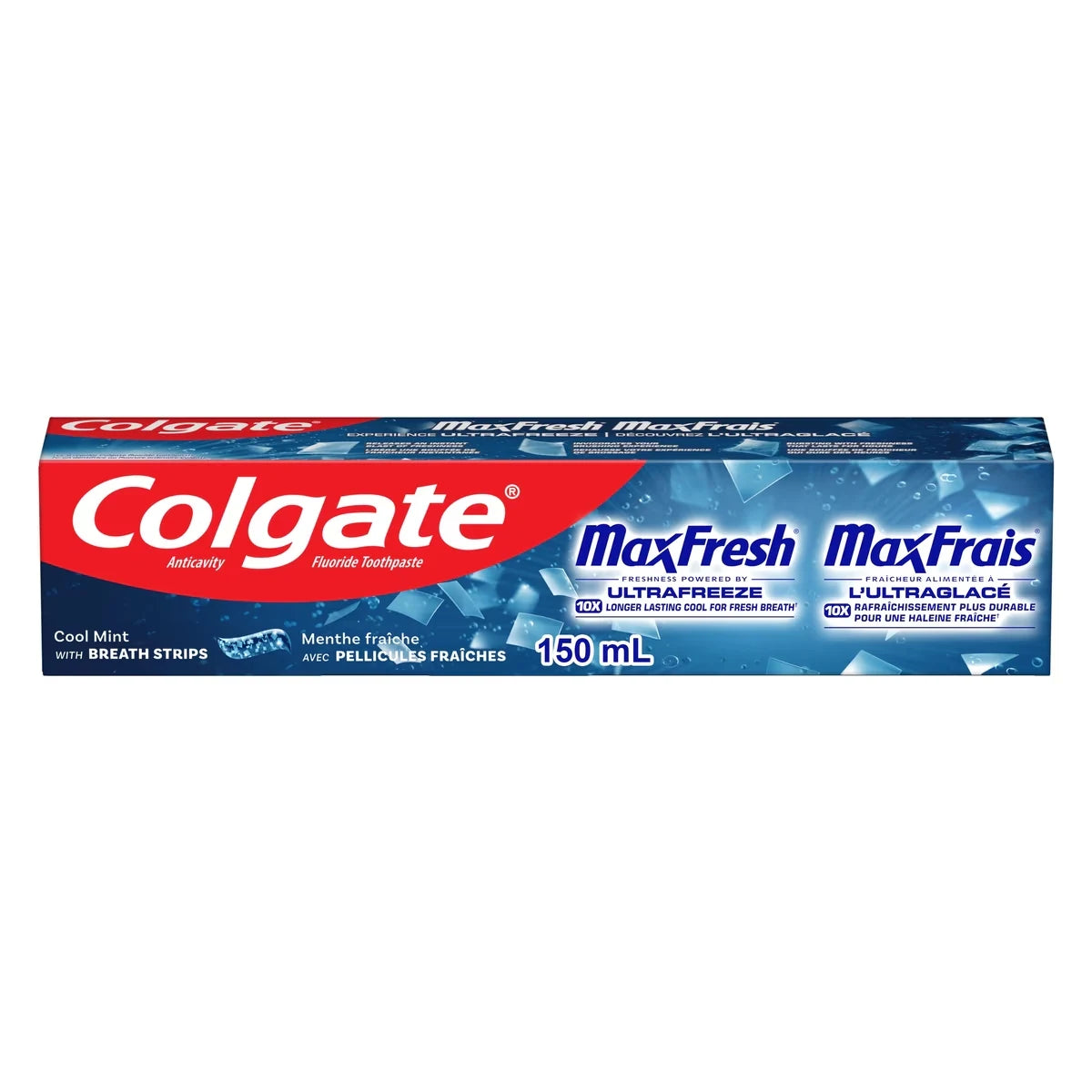 Colgate MaxFresh Cool Mint Toothpaste 150 mL front package