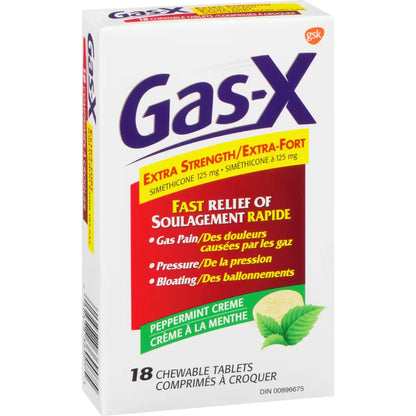 Gas-X Extra Strength, 18 units, Peppermint product detail