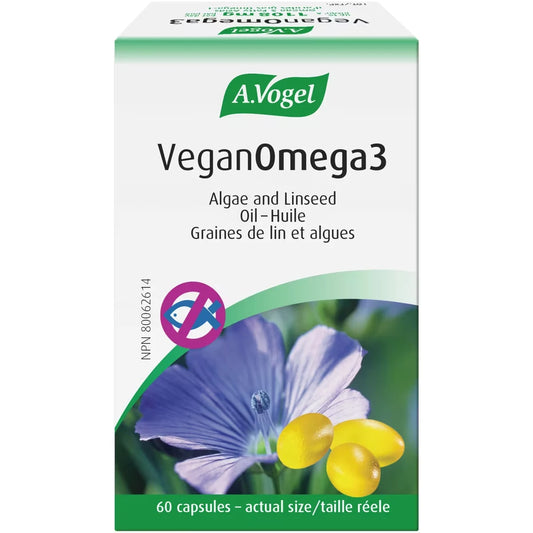 A Vogel VeganOmega3 100% vegan capsule front package