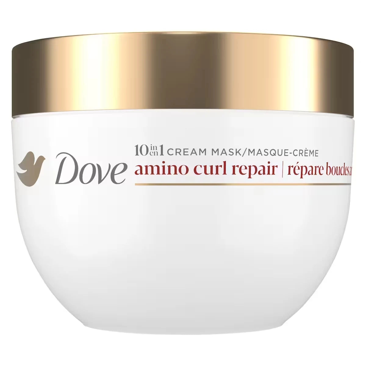 Dove Amino Curl Repair for Curly, Coily Hair 10in1 Cream Mask with Bio-Protein Care Technology + Jojoba Oil 260g front package
