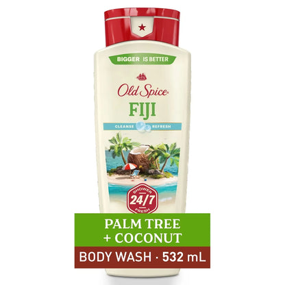 Old Spice Men's Body Wash Fiji with Palm Tree front package
