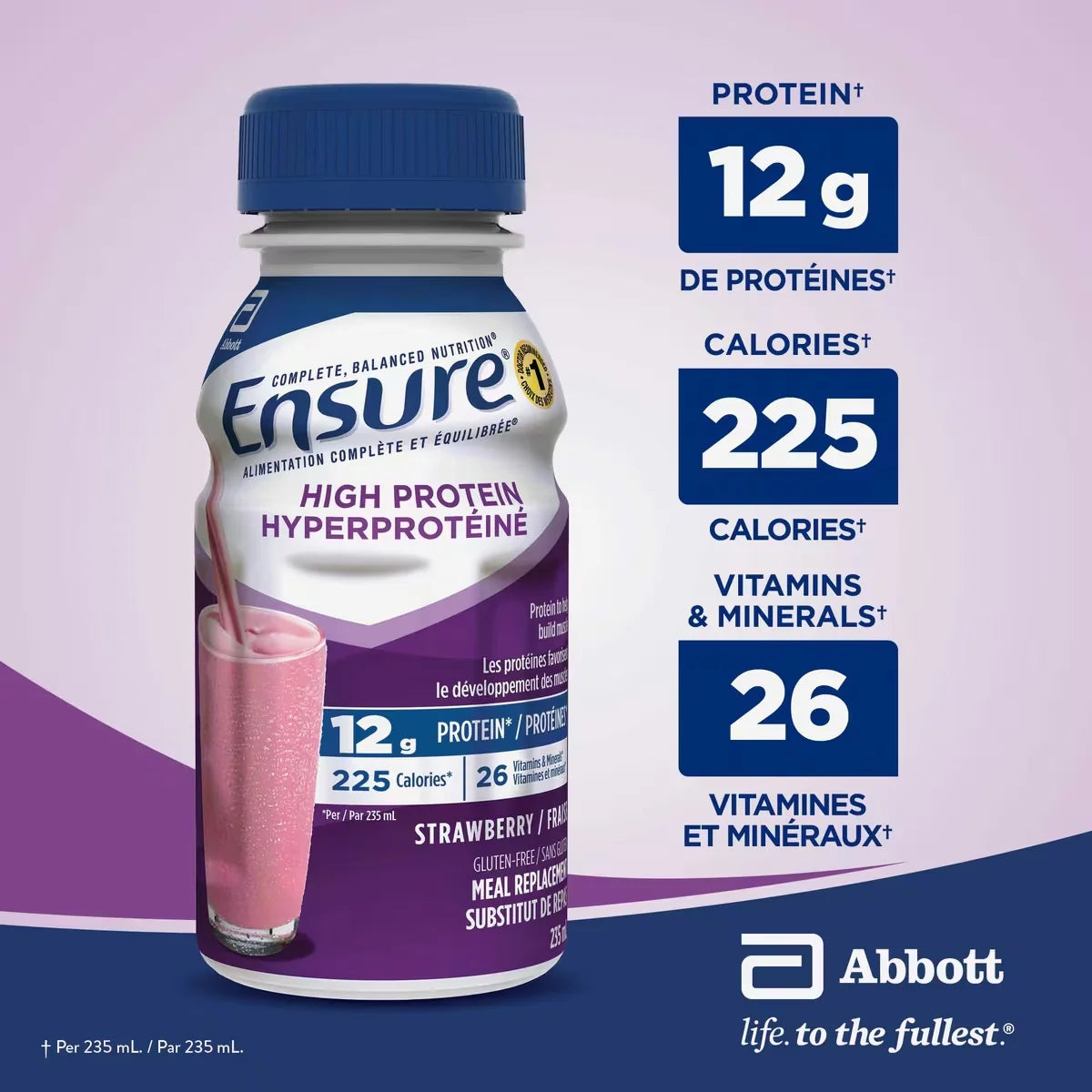 Ensure High Protein STRAWBERRY product detail
