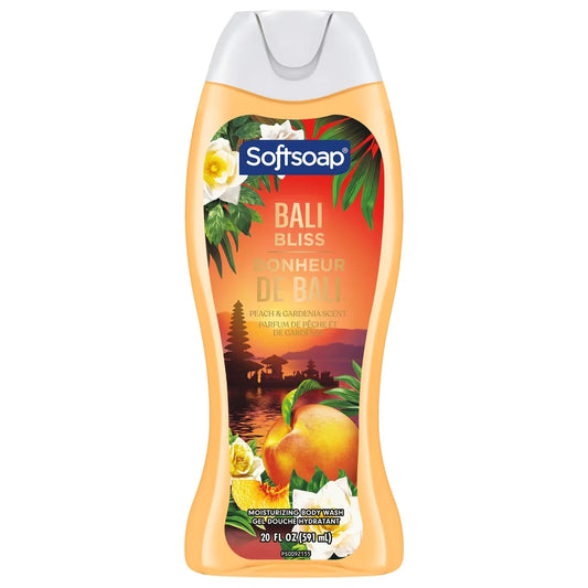 Softsoap Bali Bliss Moisturizing Body Wash, Peach and Gardenia Scent product image
