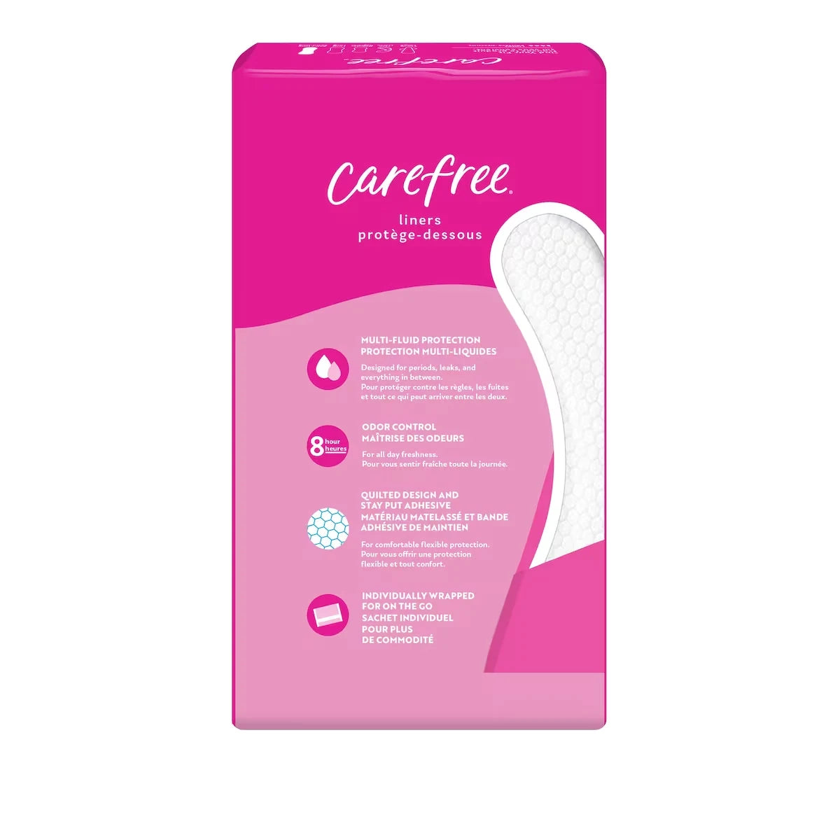 Carefree Acti-Fresh Body Shape Panty Liners Extra Long product detail