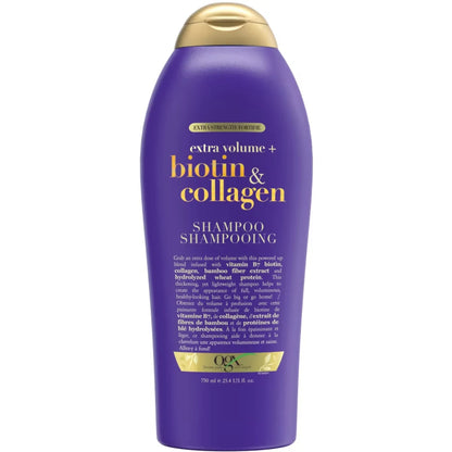 OGX Biotin & Collagen Shampoo front package