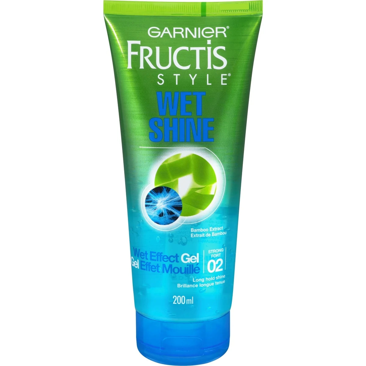 Garnier Fructis Style Wet Shine Gel, 200 mL front package