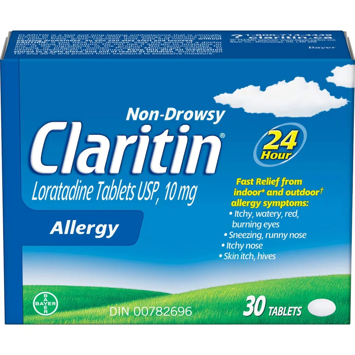 Claritin Allergy Medicine, 24-Hour Non-Drowsy Relief 10 mg, 30 Tablet view 2