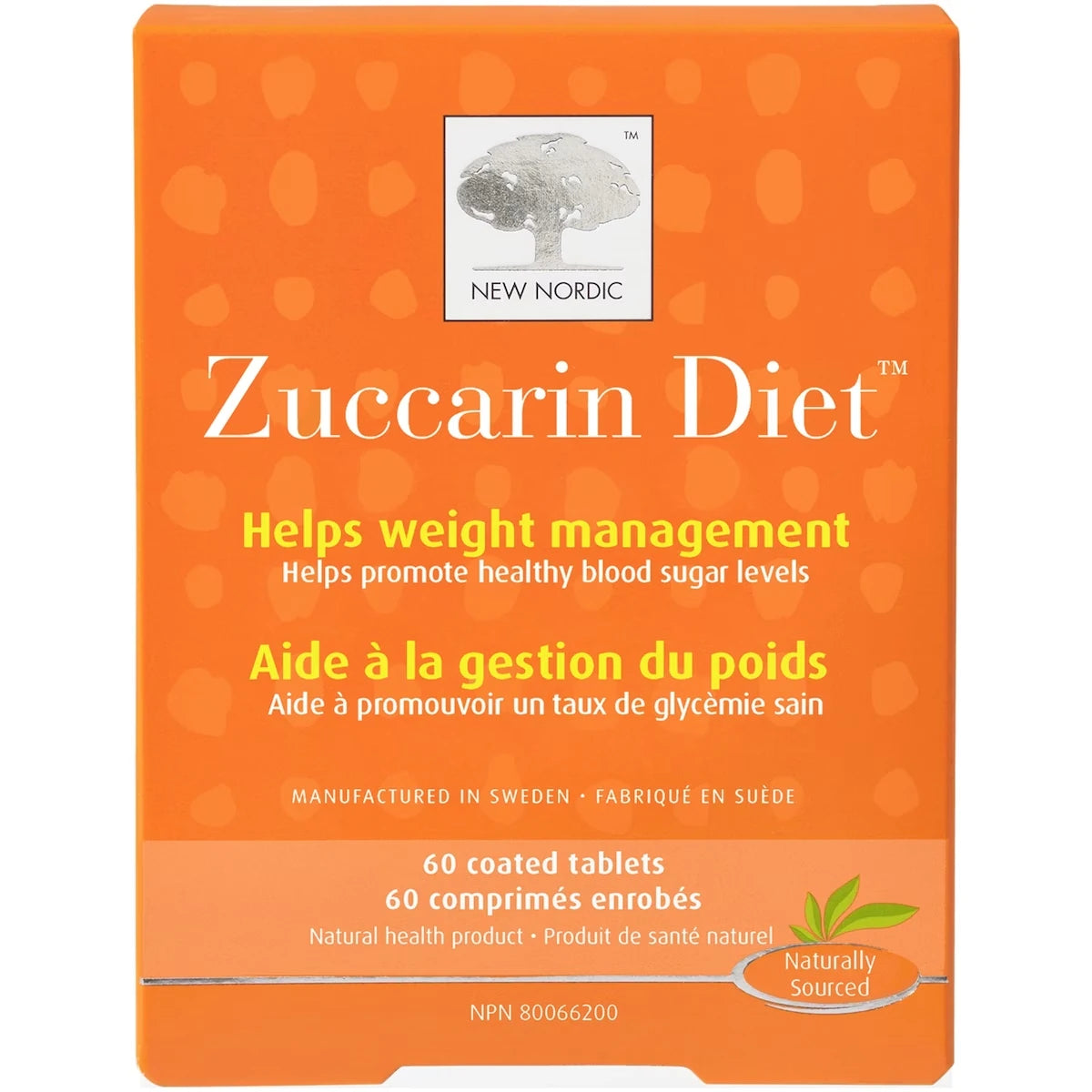 New Nordic Zuccarin Diet front package