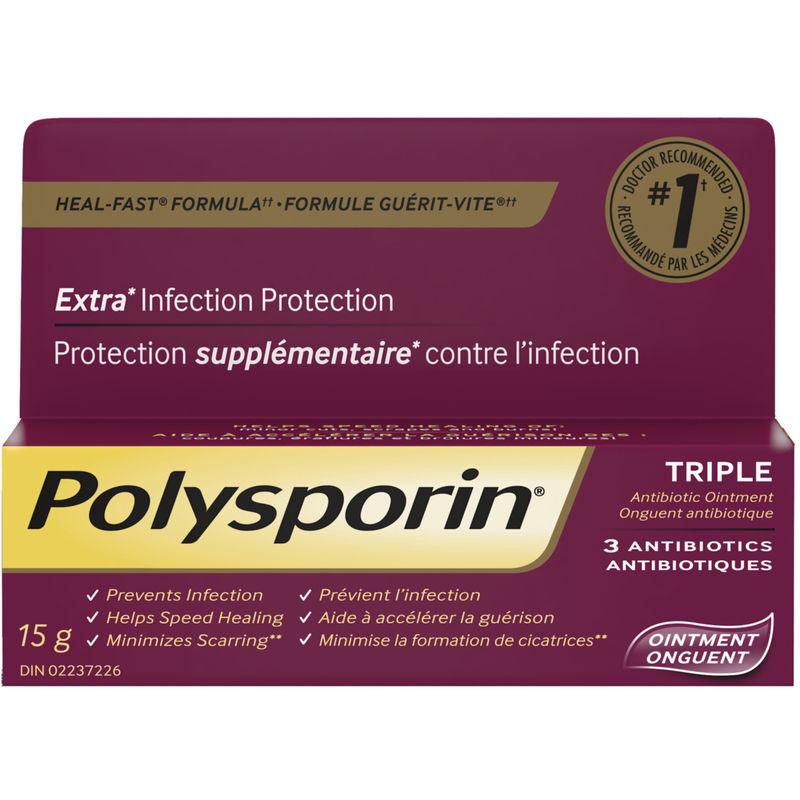 Pommade antibiotique triple Polysporin