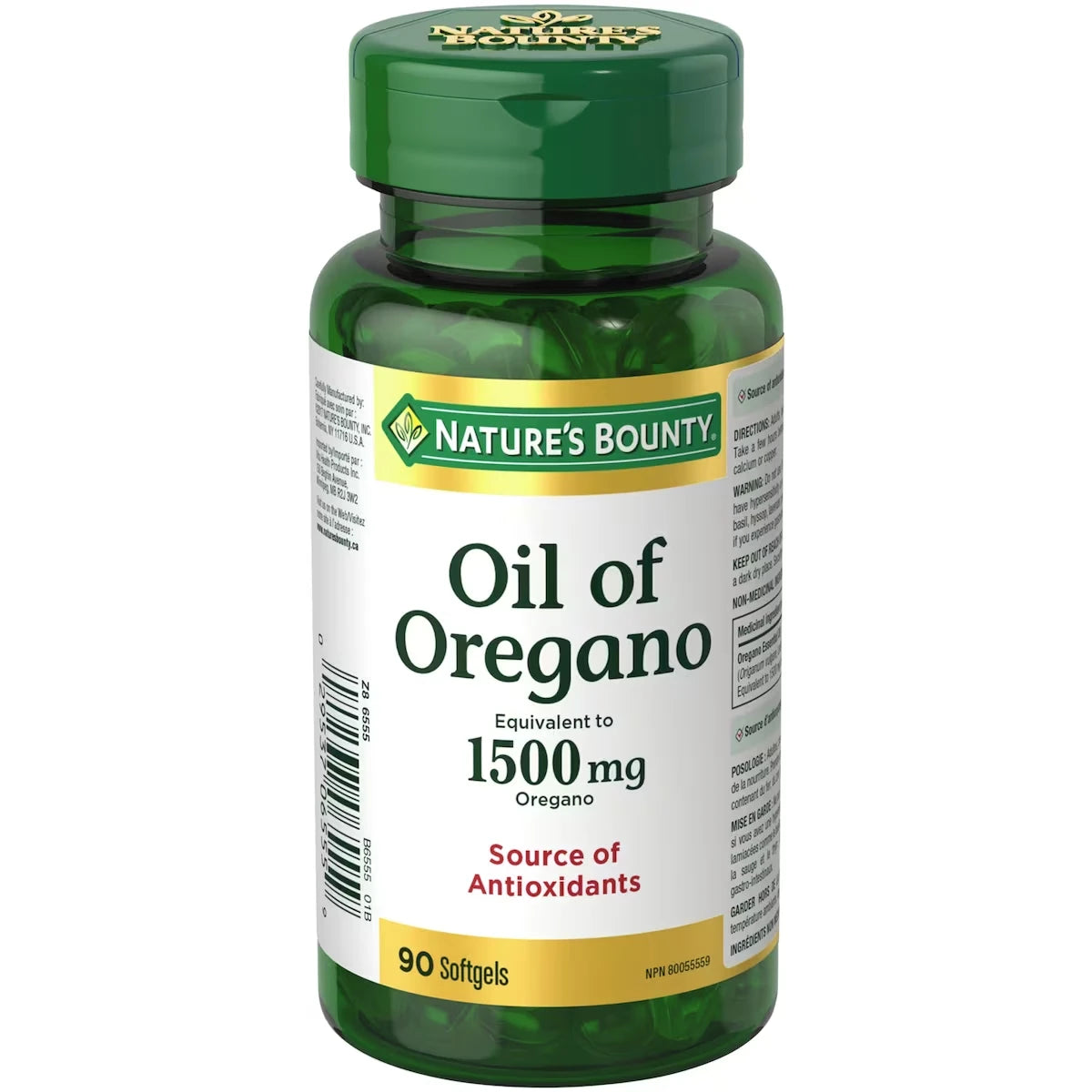 Natures Bounty Oil of Oregano Supplement view 2