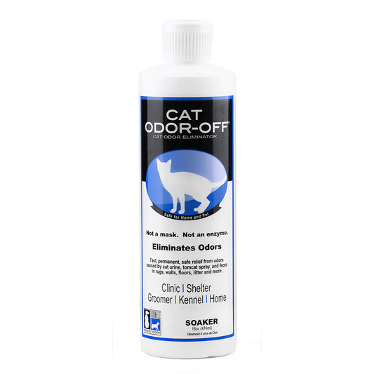 Cat Odor-Off Soaker for Cats 16 Oz Bottle
